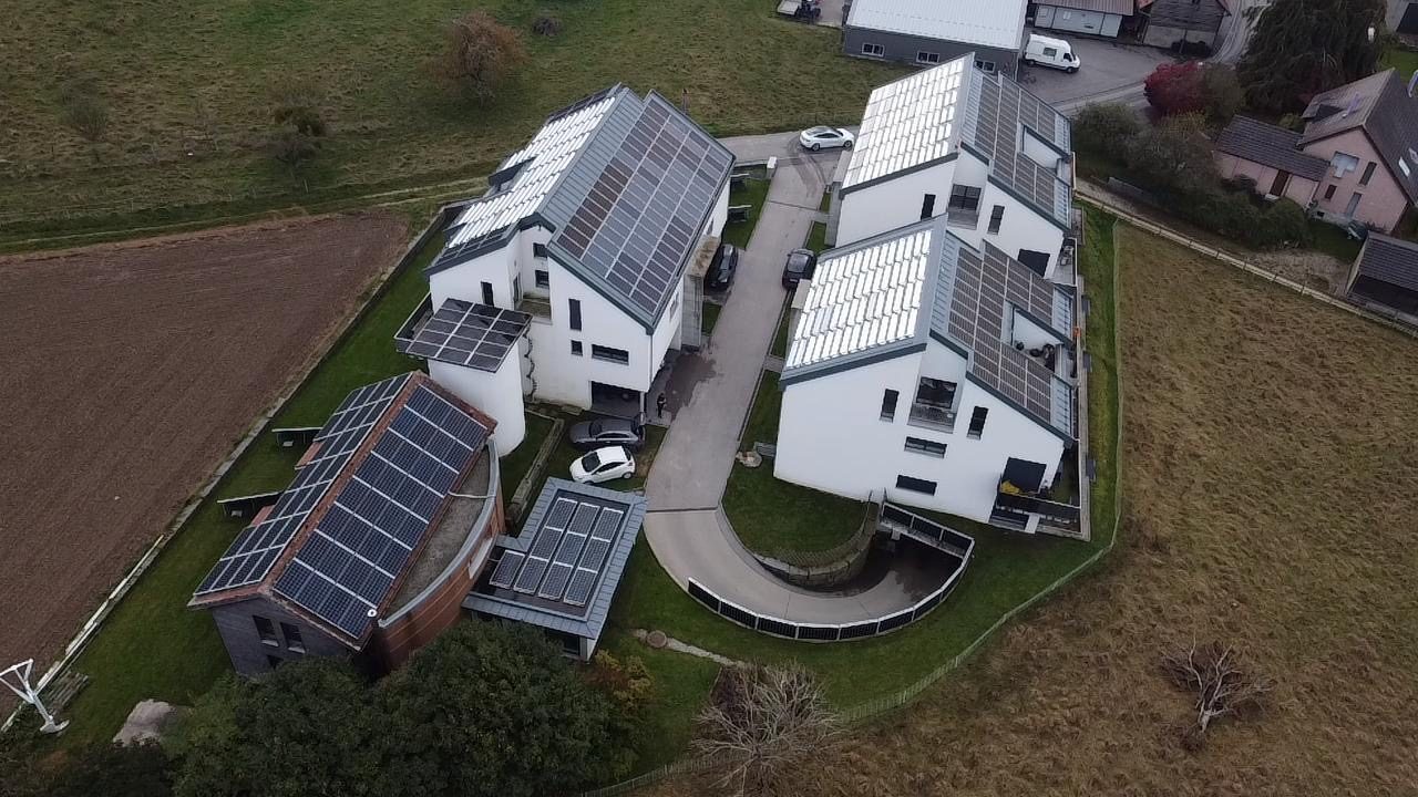 Vue aérienne d’EcoThierrens